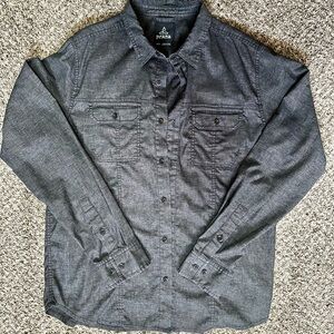 Prana lightweight button up, size medium